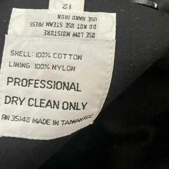 Misty Harbor Black Trench size 12 - Picture 4 of 9